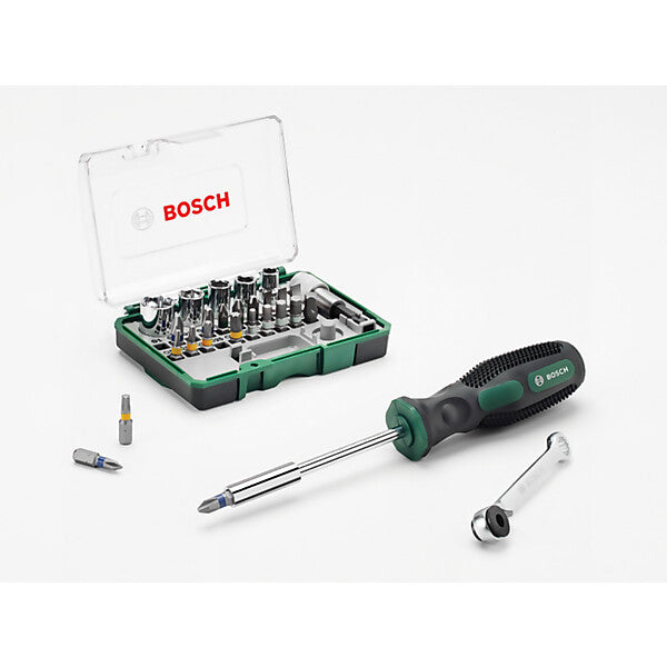 Bosch Elektrowerkzeuge 27-teiliges Mini-Ratschen-Set + 2607017331